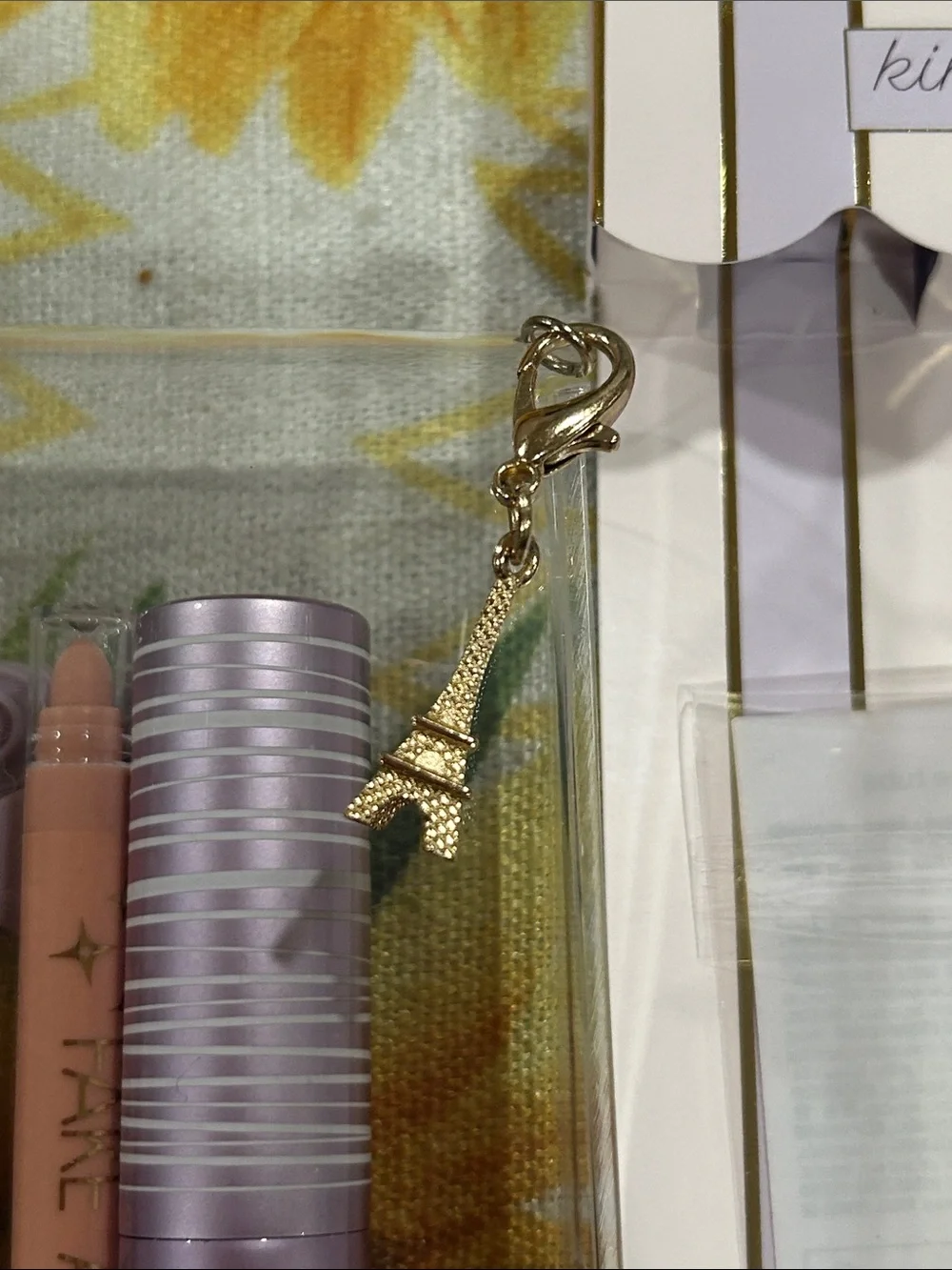 Tarte BUNDLE Tubing Mascara,Tubing Primer, Fake Awake Eyeliner,2 charms/keychain
